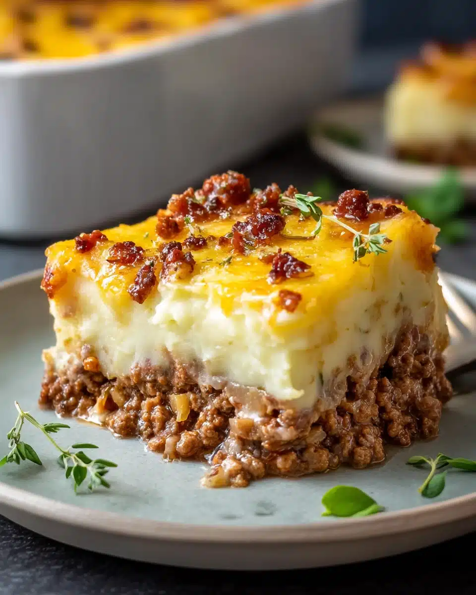 Loaded Potato and Meatloaf Casserole Recipe