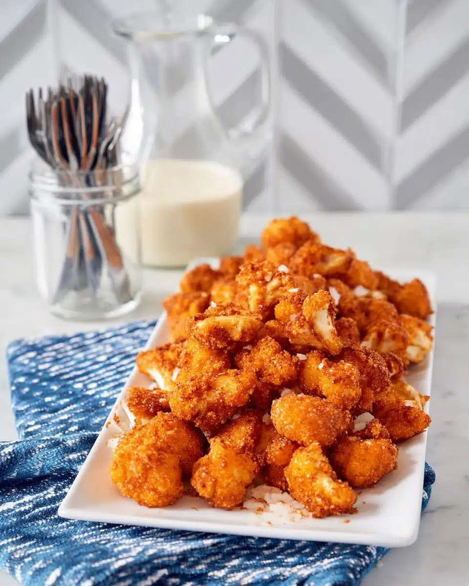 Air Fryer Buffalo Cauliflower Bites Recipe
