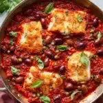 Baked Cod in Spicy Tomato Sauce Recipe