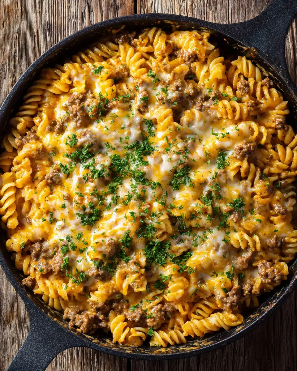 One-Pot Cheeseburger Pasta Recipe