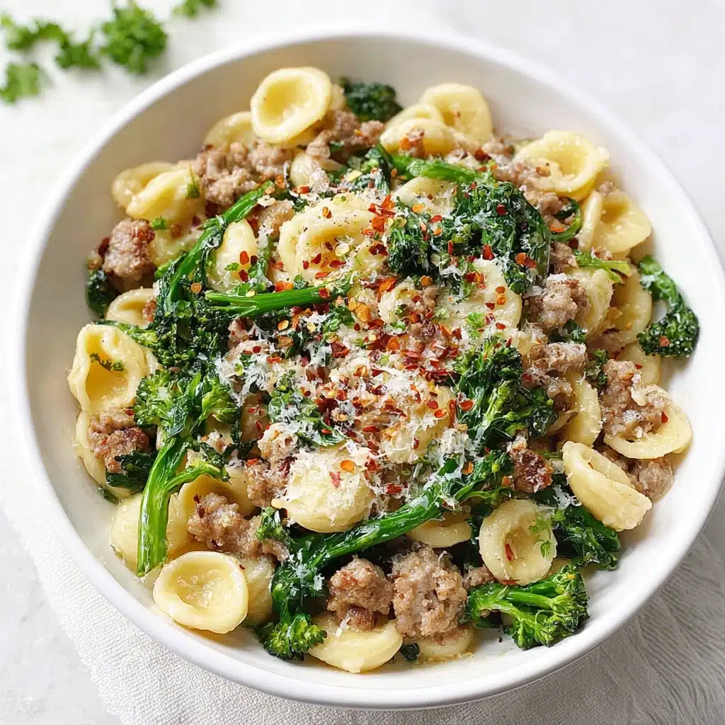 Orecchiette Pasta with Sausage and Broccoli Rabe Recipe - Recipe Image