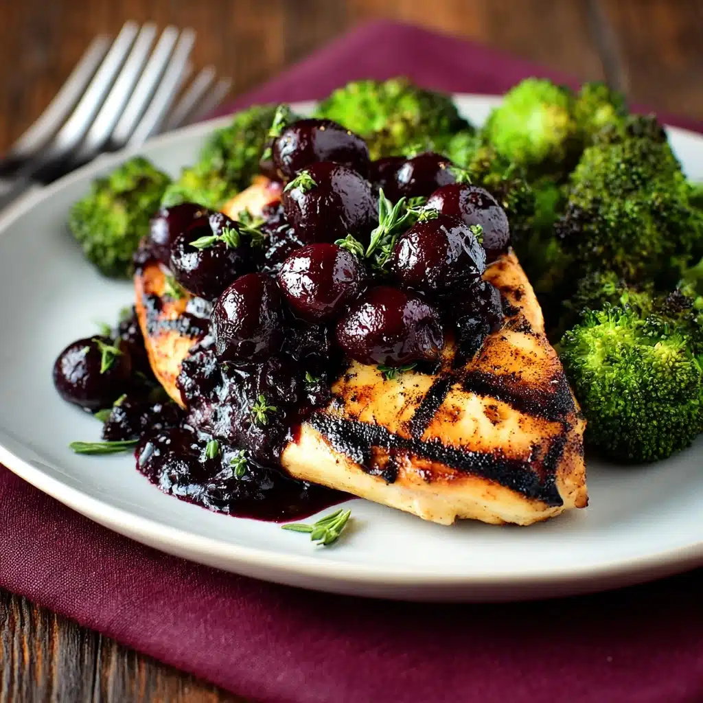 Chicken with Cherry Wine Pan Sauce Recipe - Recipe Image