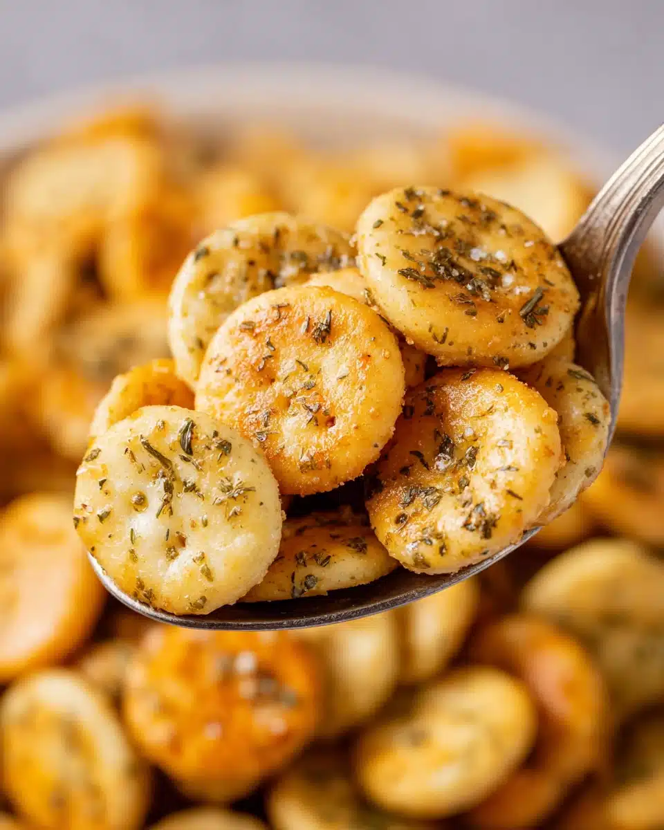 Dill-Seasoned Oyster Crackers Recipe