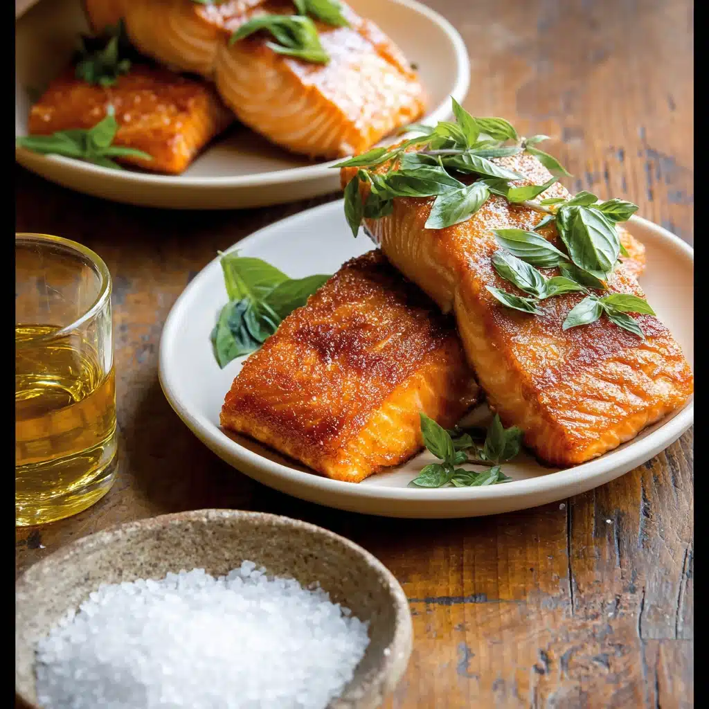 one skillet white wine spinach artichoke salmon Recipe - Recipe Image