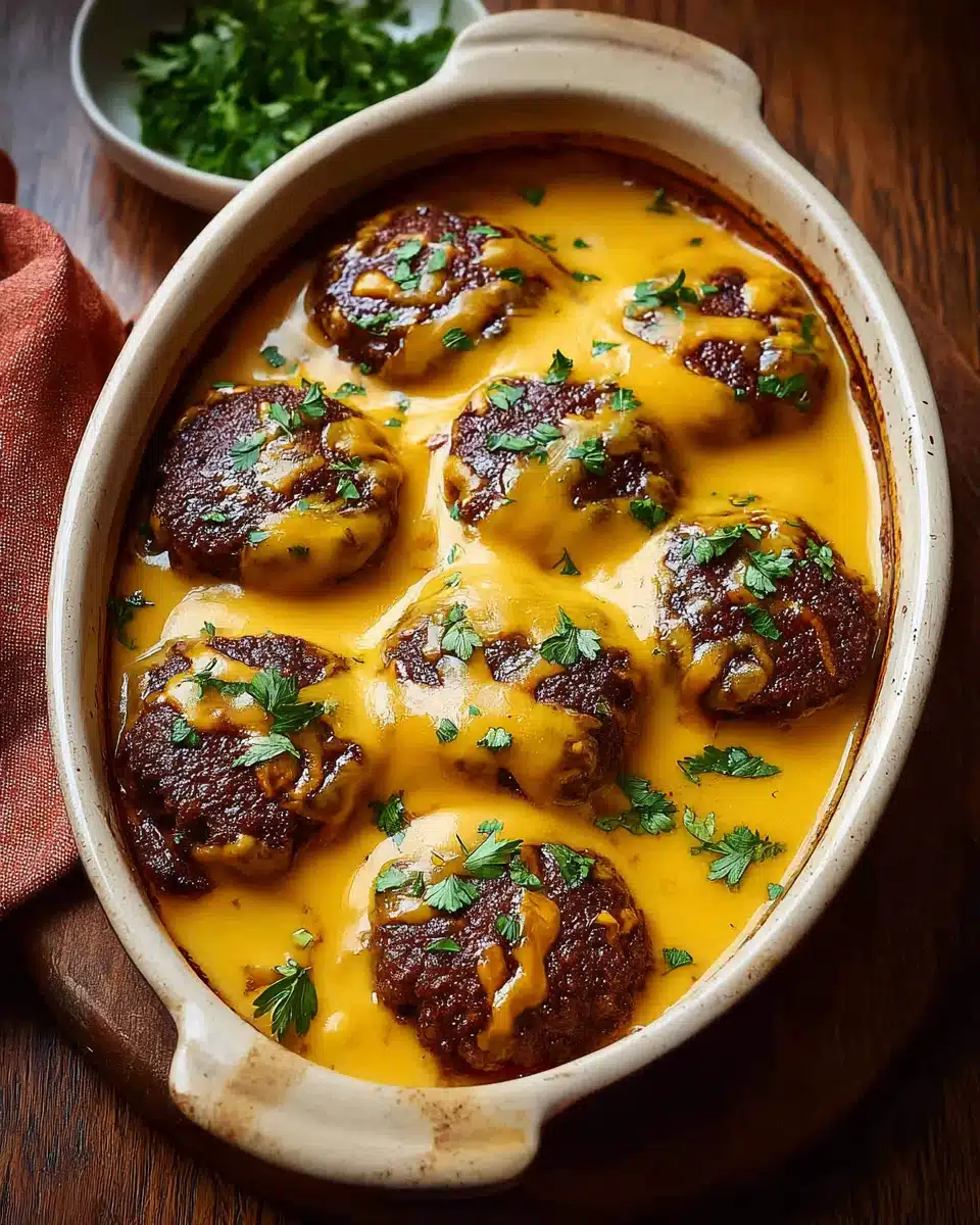 Amish Hamburger Steak Bake Recipe