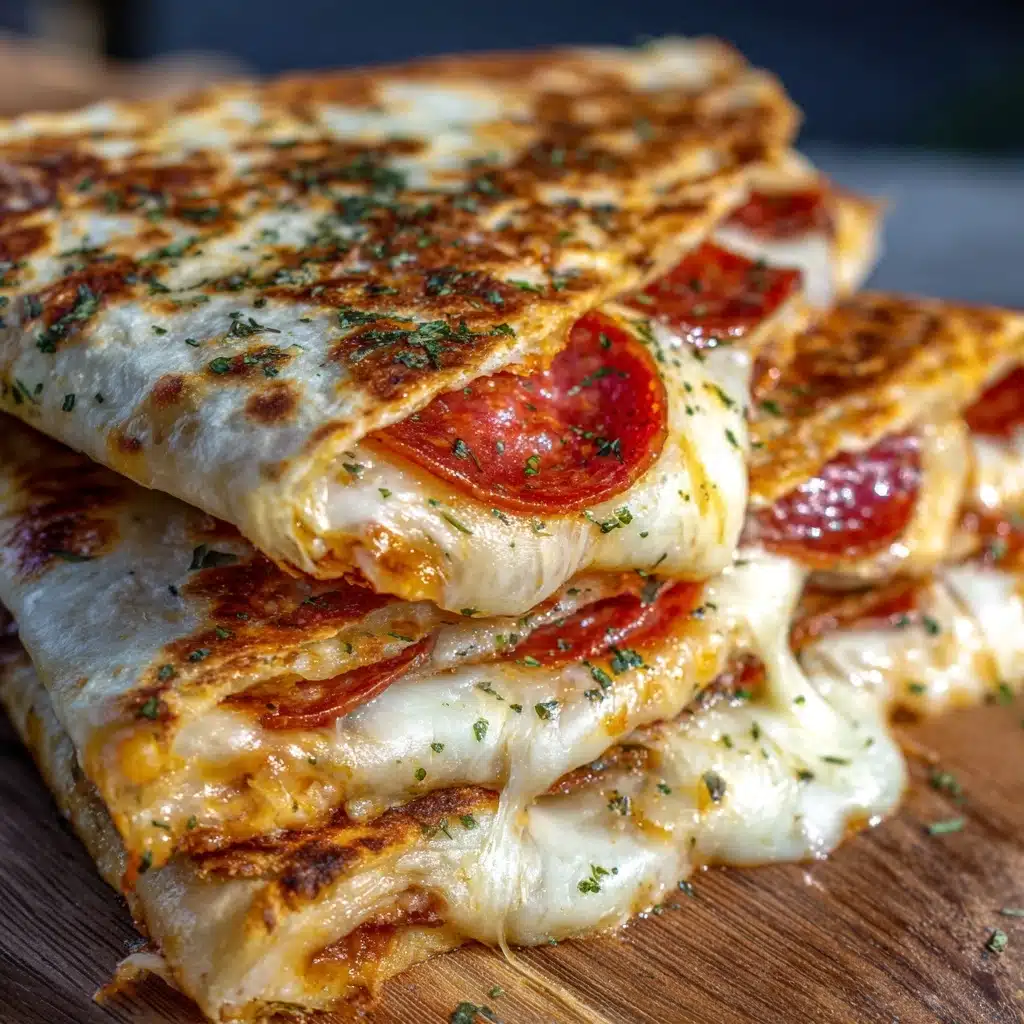 Pepperoni Pizza Quesadillas Recipe