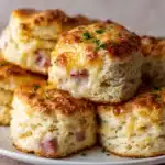 Ham & Cheese Butter Biscuits Recipe