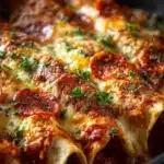 Cheesy Pepperoni Pizza Roll-Ups Recipe