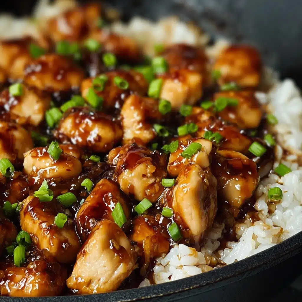 Honey BBQ Chicken Rice Recipe - Recipe Image