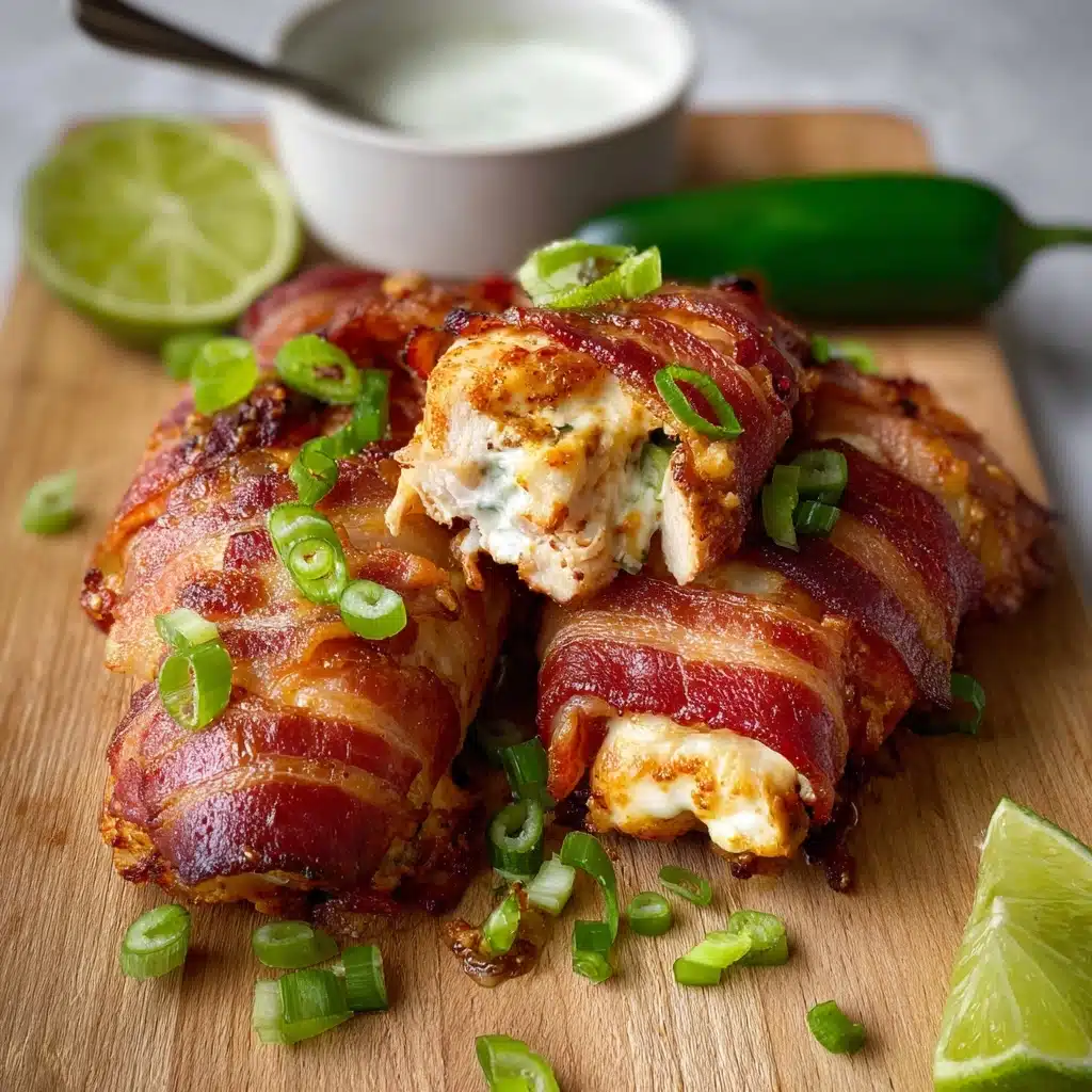 Bacon Wrapped Jalapeno Stuffed Chicken Recipe - Recipe Image