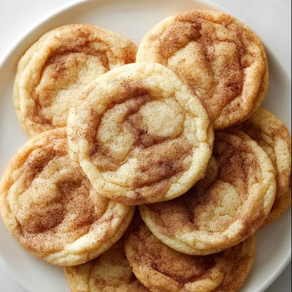 Soft and Chewy Cinnamon Roll Sugar Cookies Recipe - Recipe Image