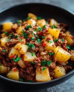 Ground Turkey with Potatoes Recipe