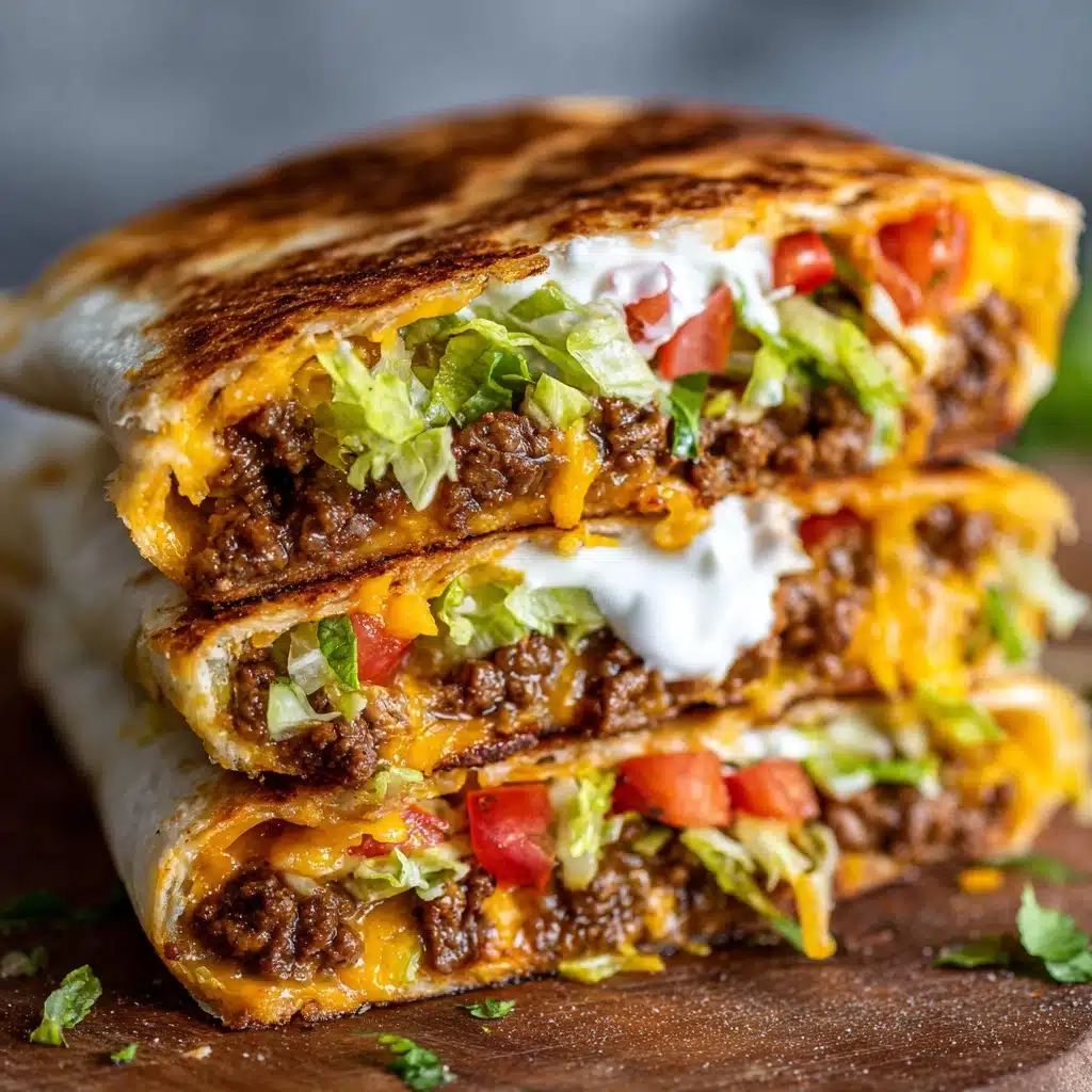 Crunch Wrap Supreme (Taco Style) Recipe