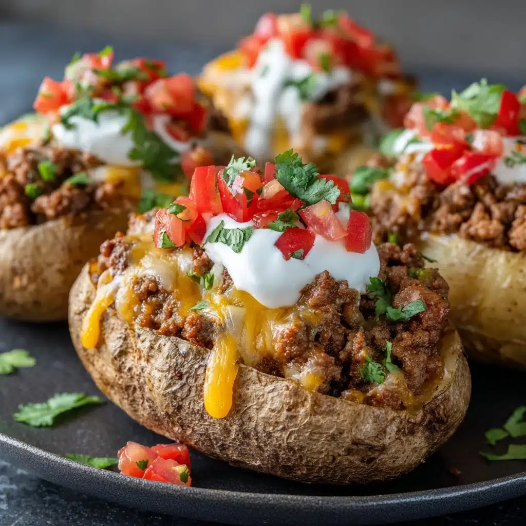 Cheesy Taco Potatoes Recipe