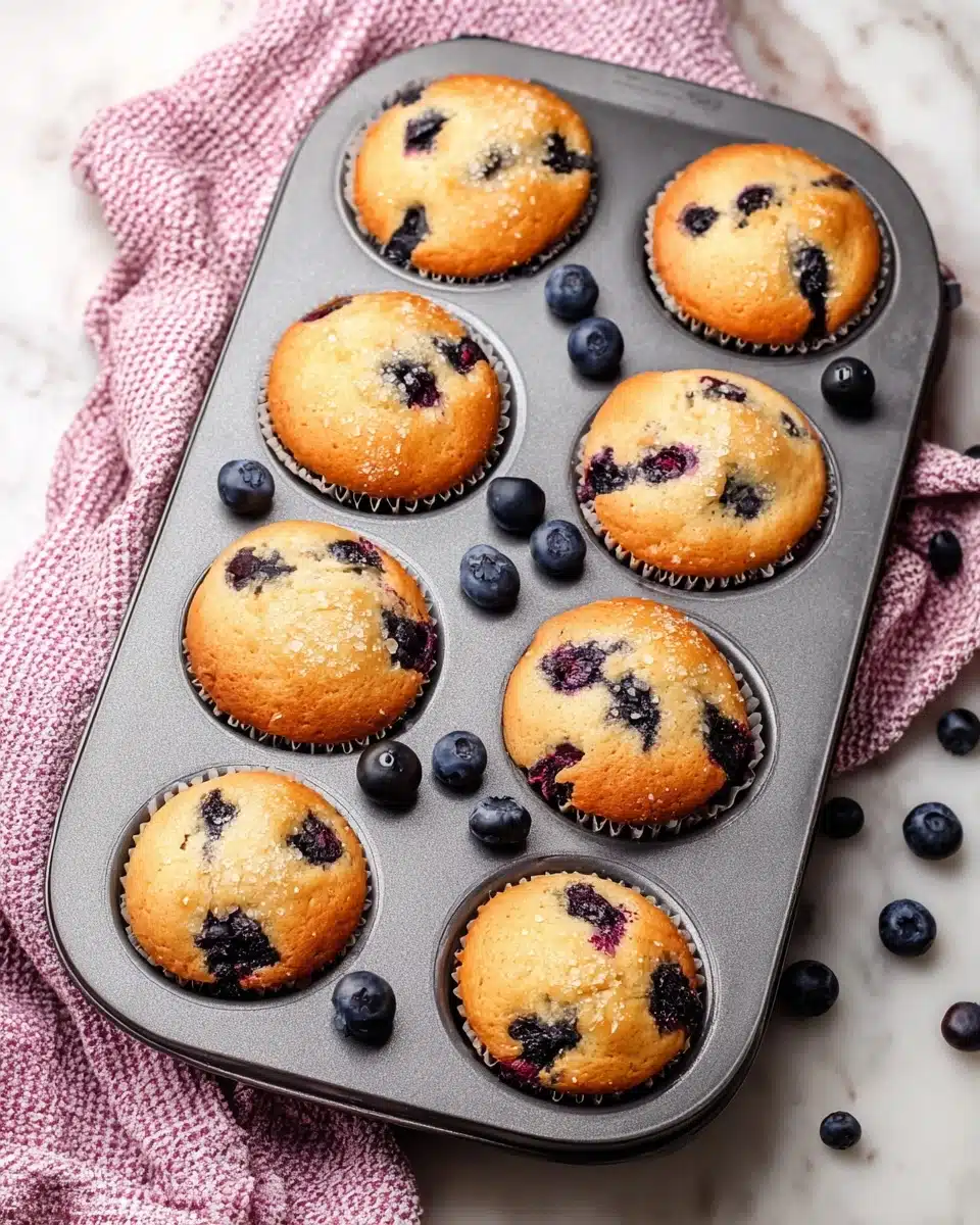 Blueberry Applesauce Muffins Recipe