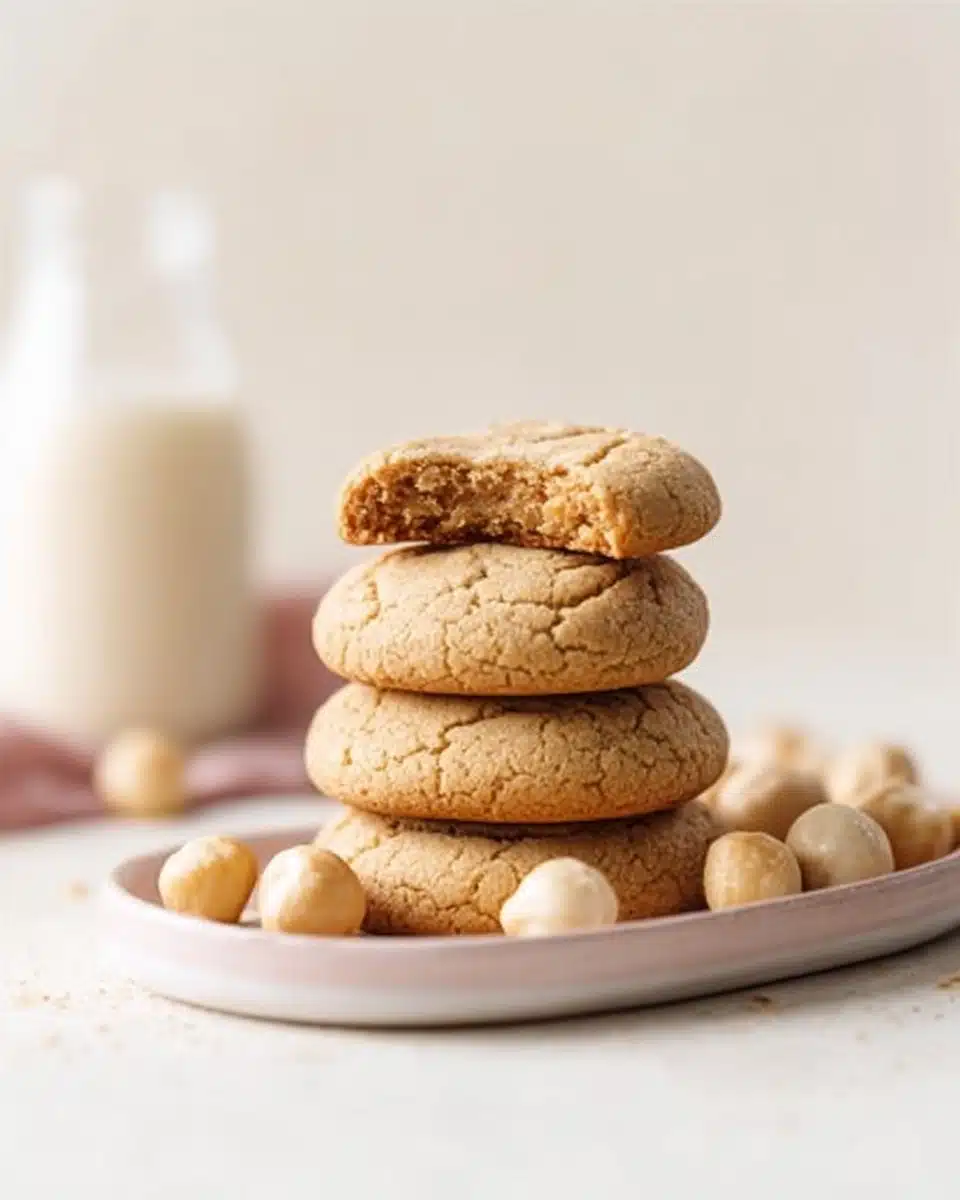 Vegan White Chocolate Macadamia Cookies Recipe