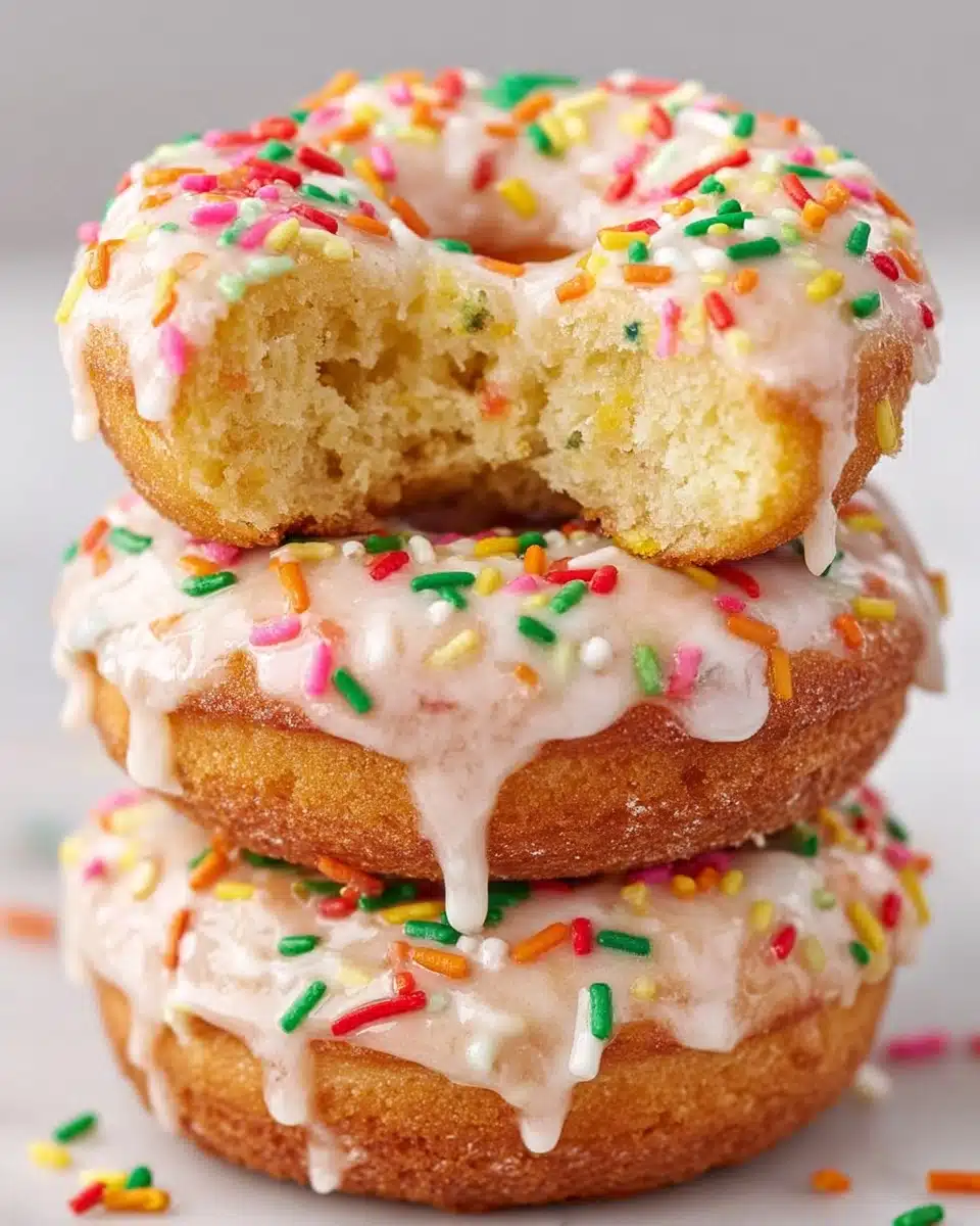 Low Fat Funfetti Cake Mix Donuts Recipe