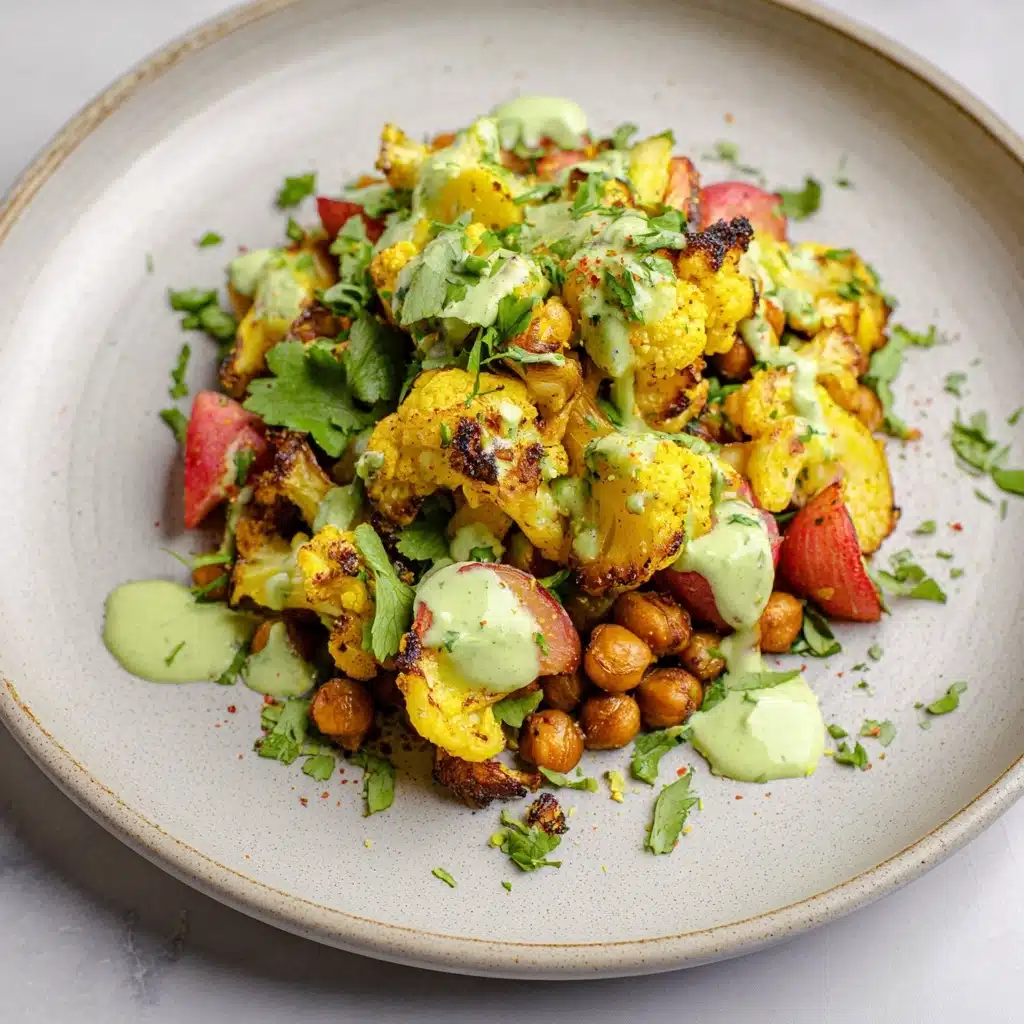 Roasted Cauliflower With Mint Yogurt Sauce Recipe - Recipe Image