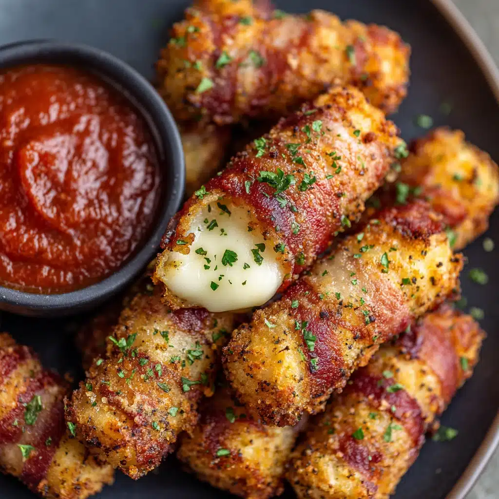 Bacon-Wrapped Mozzarella Sticks Recipe - Recipe Image