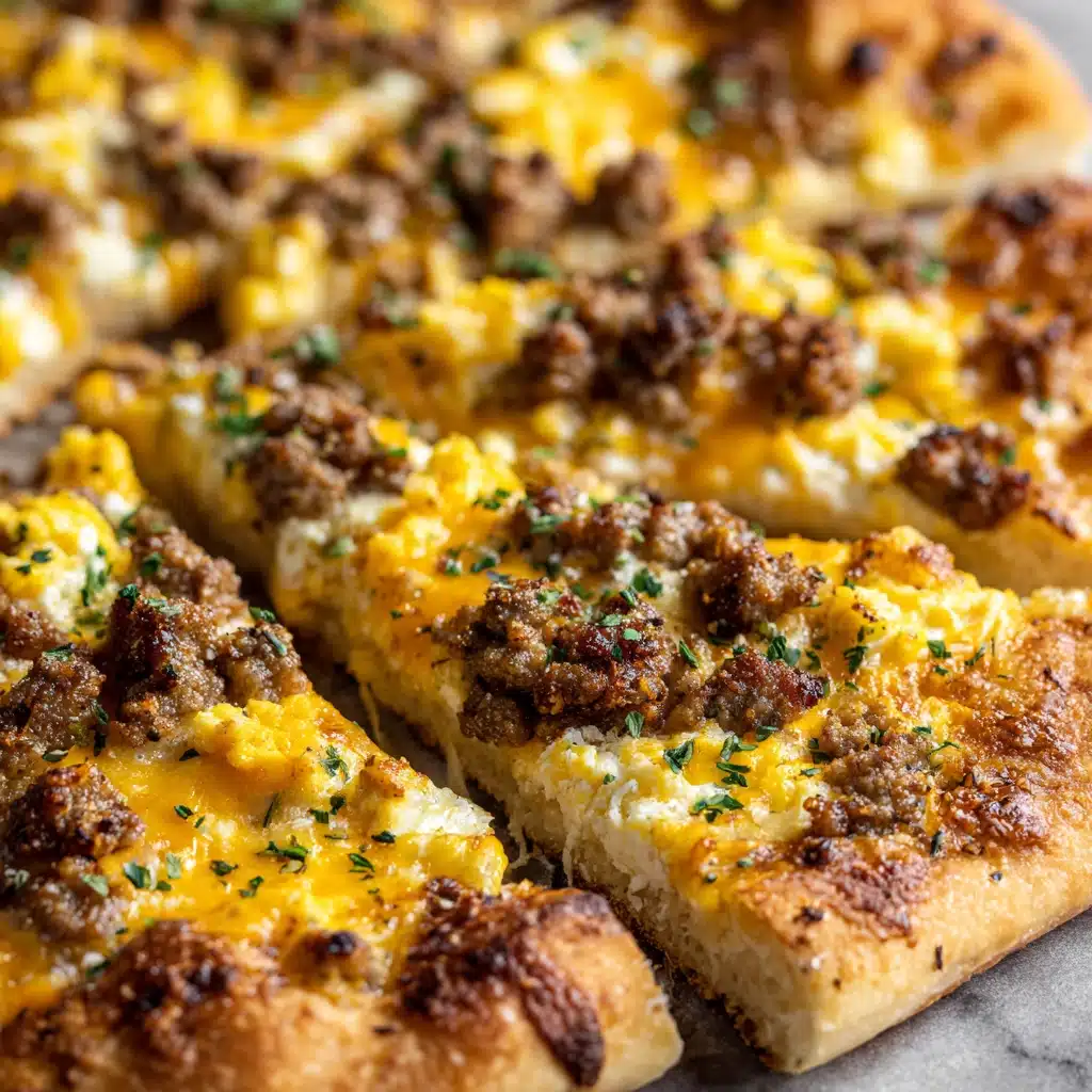 Sausage Gravy Breakfast Pizza Recipe - Recipe Image