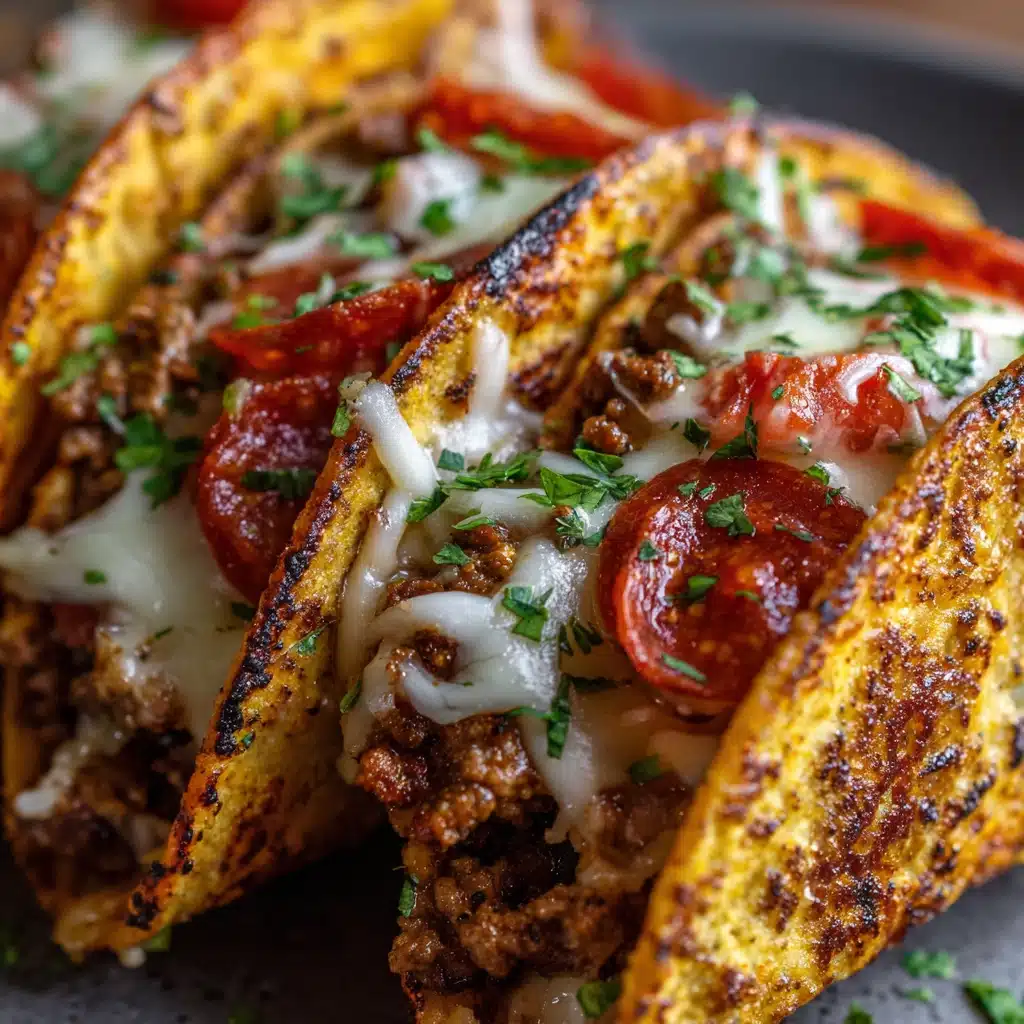 Meat Lovers Pizza Tacos Recipe