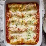 Three Cheese Manicotti Recipe