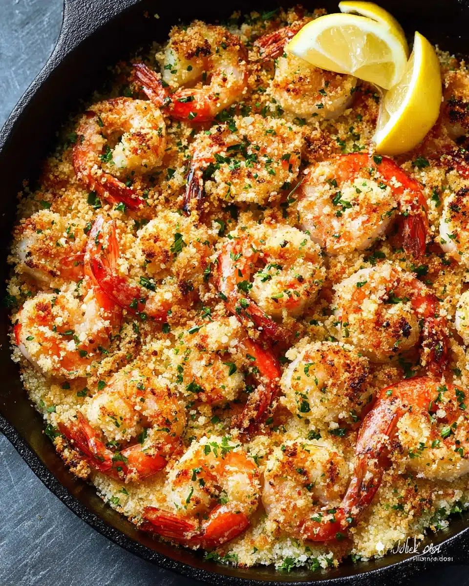 Crispy Baked Shrimp Scampi Recipe