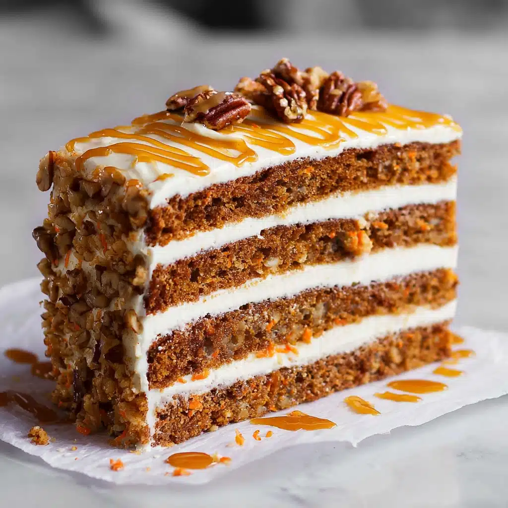 Carrot Cake with Candied Pecans Recipe - Recipe Image