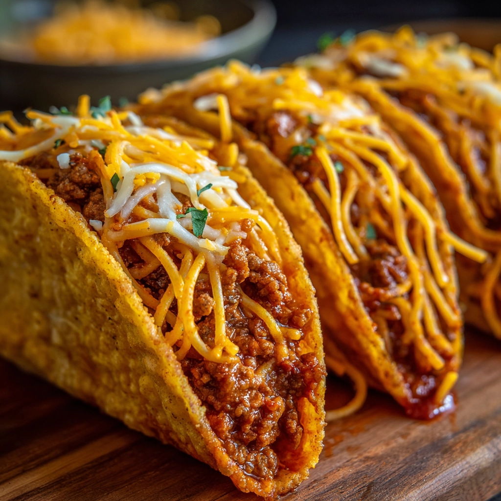 Spaghetti Tacos Recipe - Recipe Image