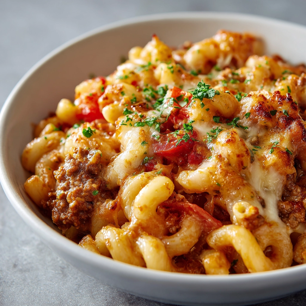 Crock Pot Cheddar Chili Mac Recipe - Recipe Image