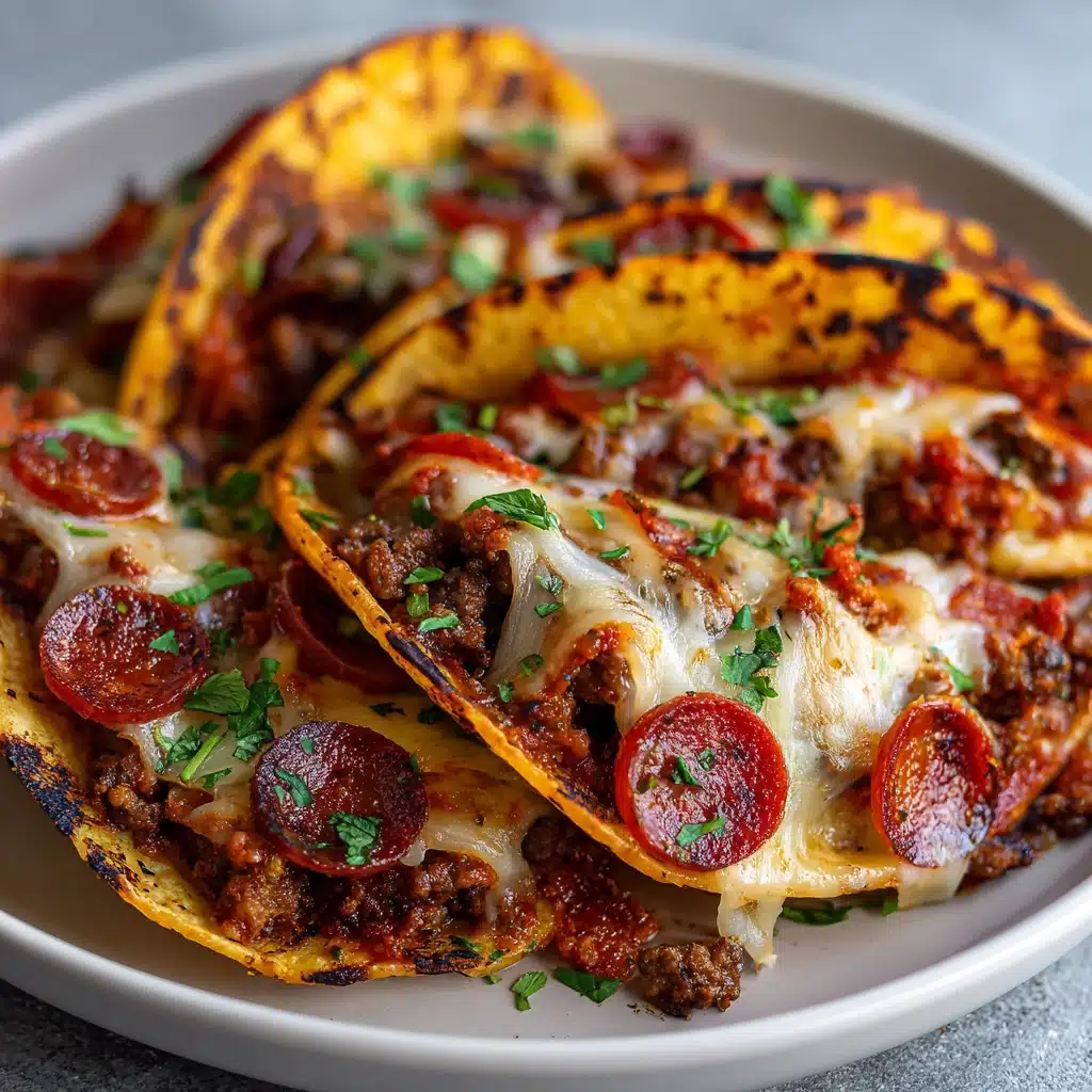 Meat Lovers Pizza Tacos Recipe