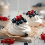 Keto Memorial Day Mini Pavlovas Recipe
