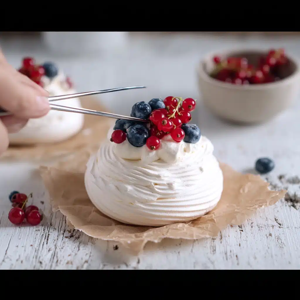 Keto Memorial Day Mini Pavlovas Recipe - Recipe Image
