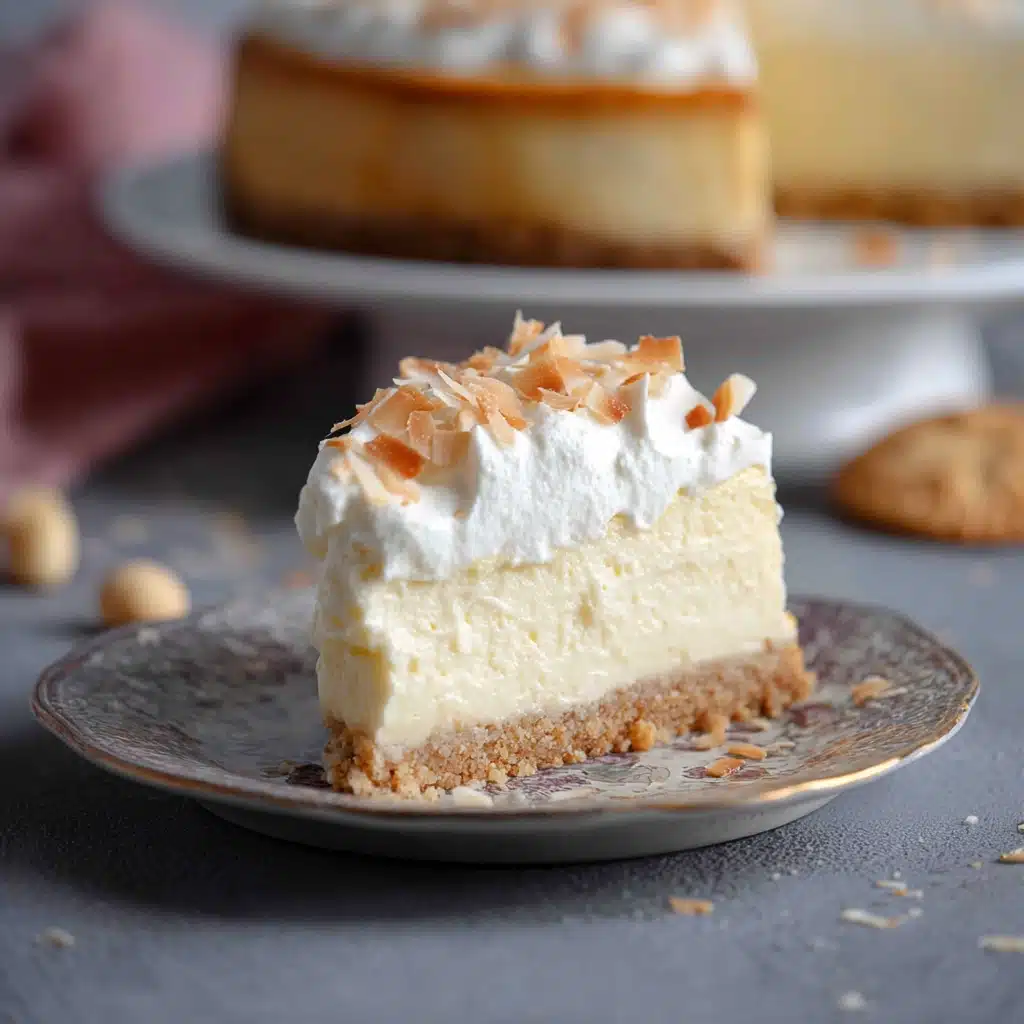 Keto Coconut Cheesecake Recipe - Recipe Image