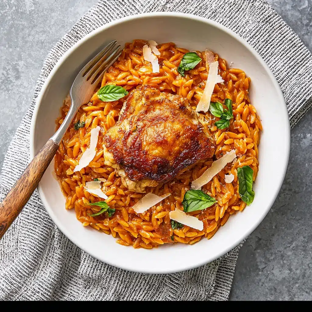 One Pot Chicken and Orzo Recipe - Recipe Image