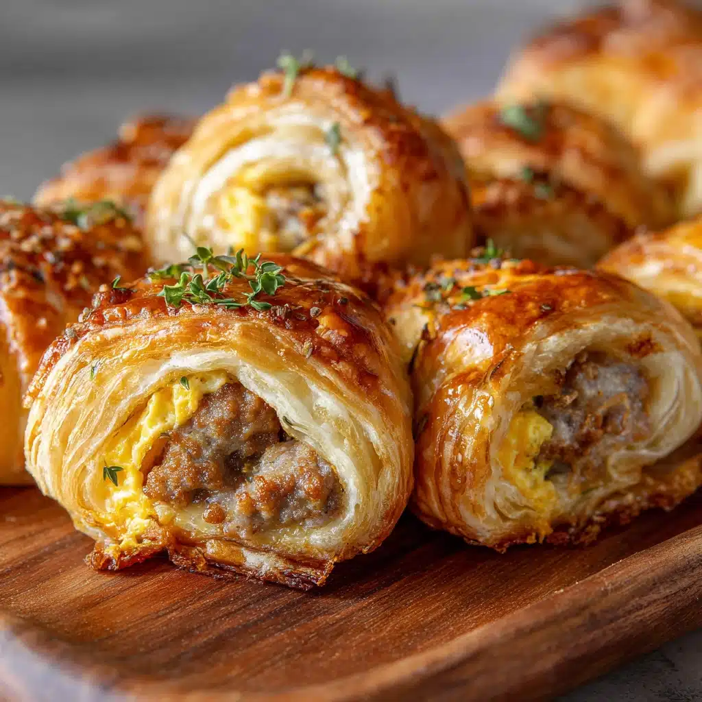 Sausage Egg & Cheese Roll-Ups Recipe - Recipe Image
