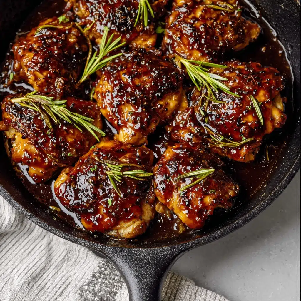 Fig Glazed Skillet Chicken Recipe - Recipe Image