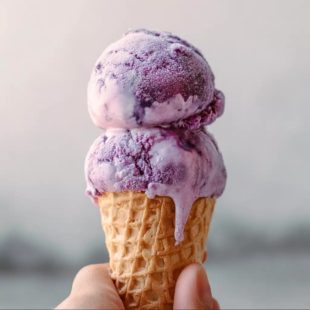 Blackberry Ice Cream Recipe - Recipe Image