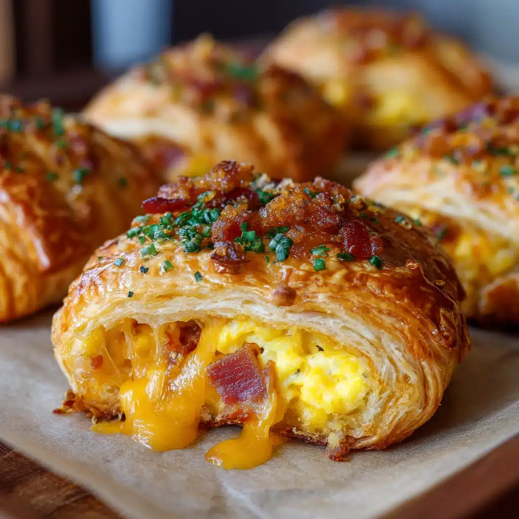 Stuffed Breakfast Pretzel Rolls Recipe - Recipe Image