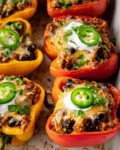 Taco Stuffed Peppers Recipe
