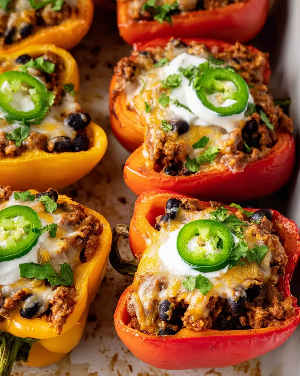 Taco Stuffed Peppers Recipe