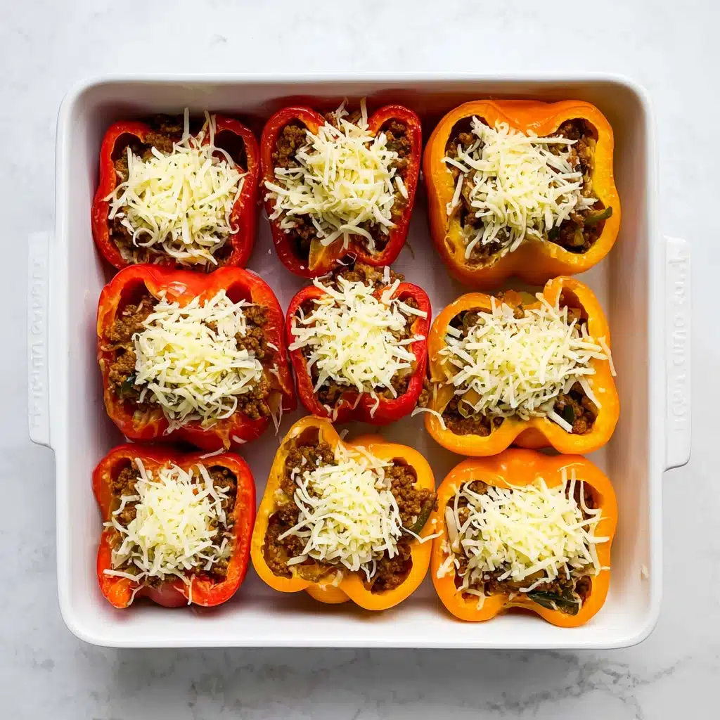 Taco Stuffed Peppers Recipe 6 Taco Stuffed Peppers Recipe - Recipe Image