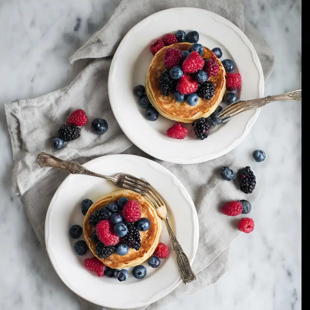 Cottage Cheese Banana Oatmeal Protein Pancakes Recipe - Recipe Image
