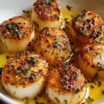 Irresistible Garlic Butter Baked Scallops Recipe