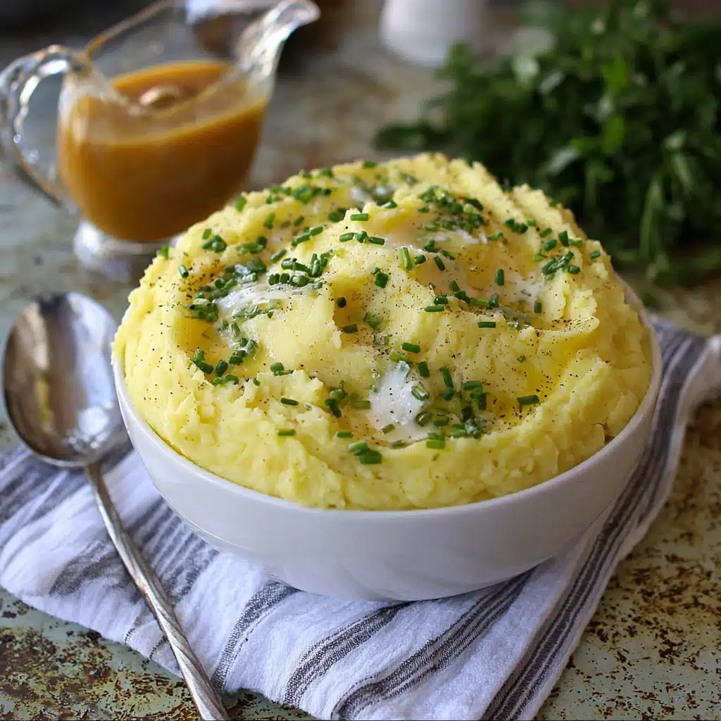 Easy Creamy Mashed Potatoes Recipe - Recipe Image
