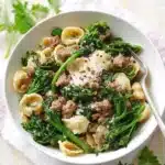 Orecchiette Pasta with Sausage and Broccoli Rabe Recipe