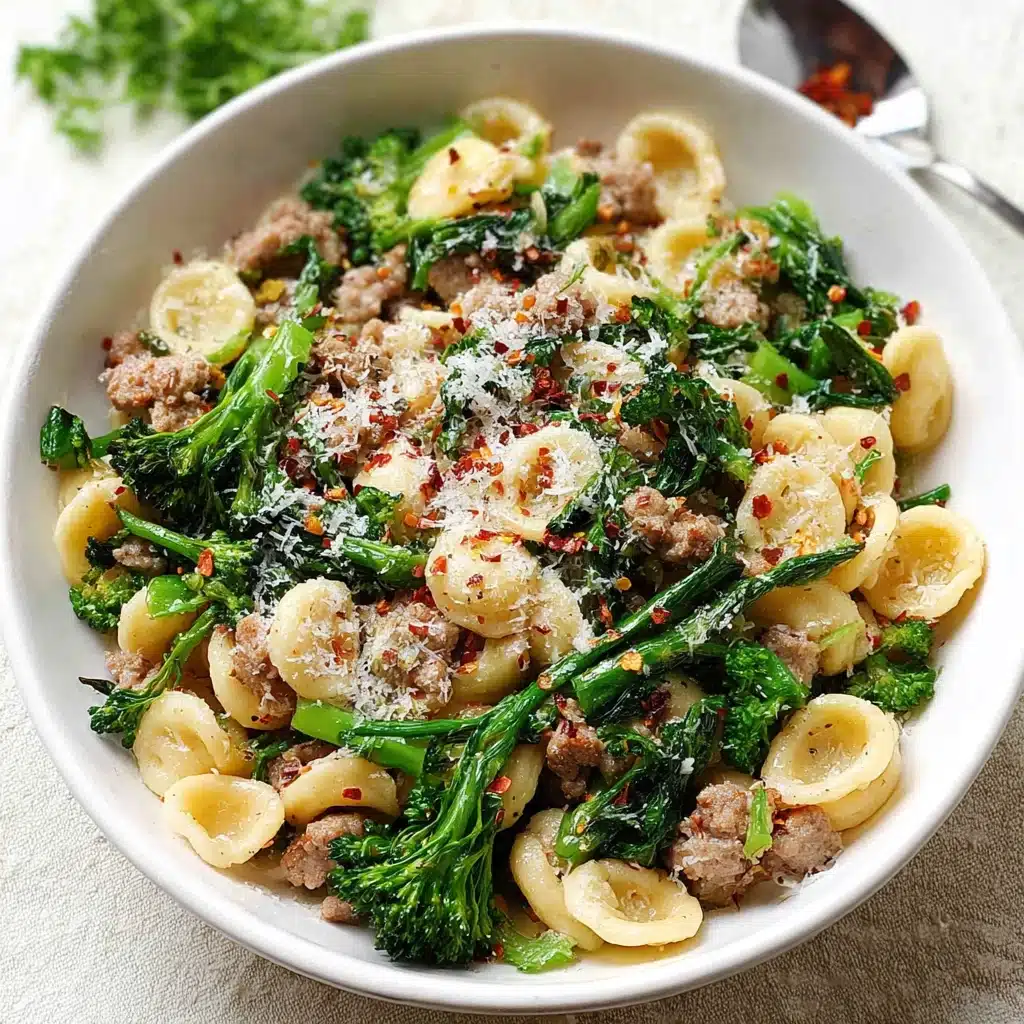 Orecchiette Pasta with Sausage and Broccoli Rabe Recipe - Recipe Image