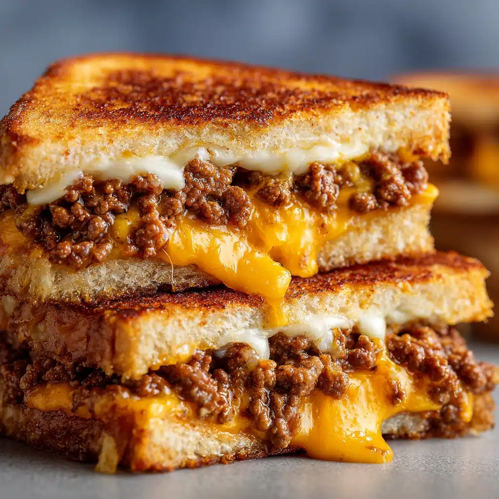 Cheesy Patty Melts with Special Sauce Recipe - Recipe Image