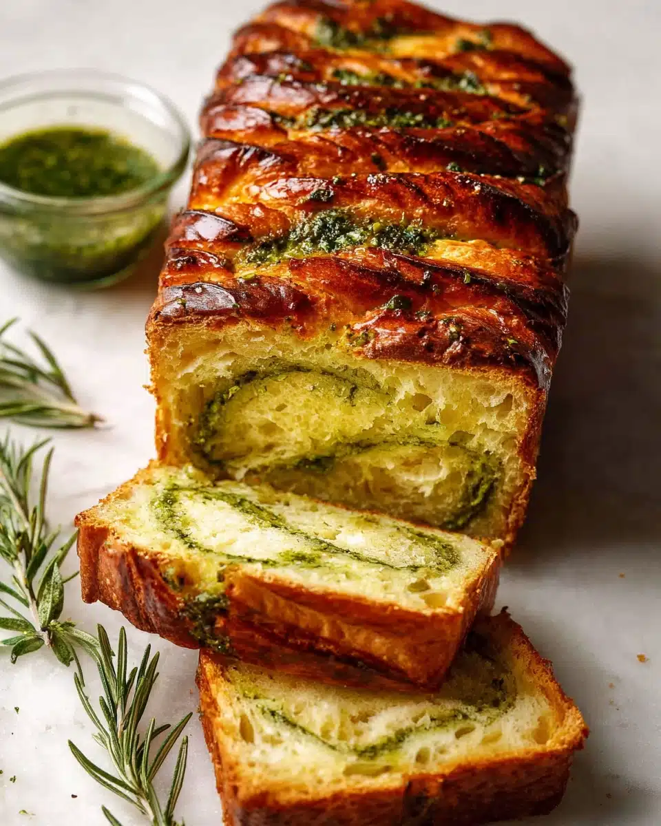 Cheese Herb & Garlic Quick Bread Recipe