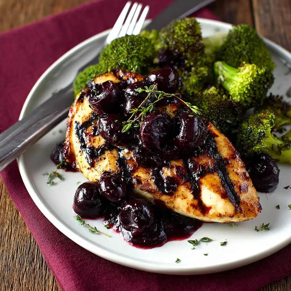 Chicken with Cherry Wine Pan Sauce Recipe - Recipe Image